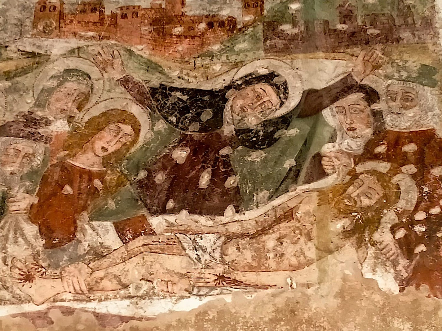 Affreschi del '400 del refettorio