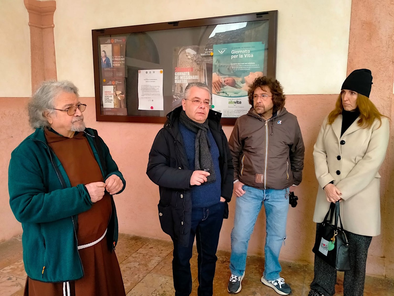 Fra Lanfranco Dalla Rizza, Paolo Nosadini, Sandro Venzo, Elena Donazzan