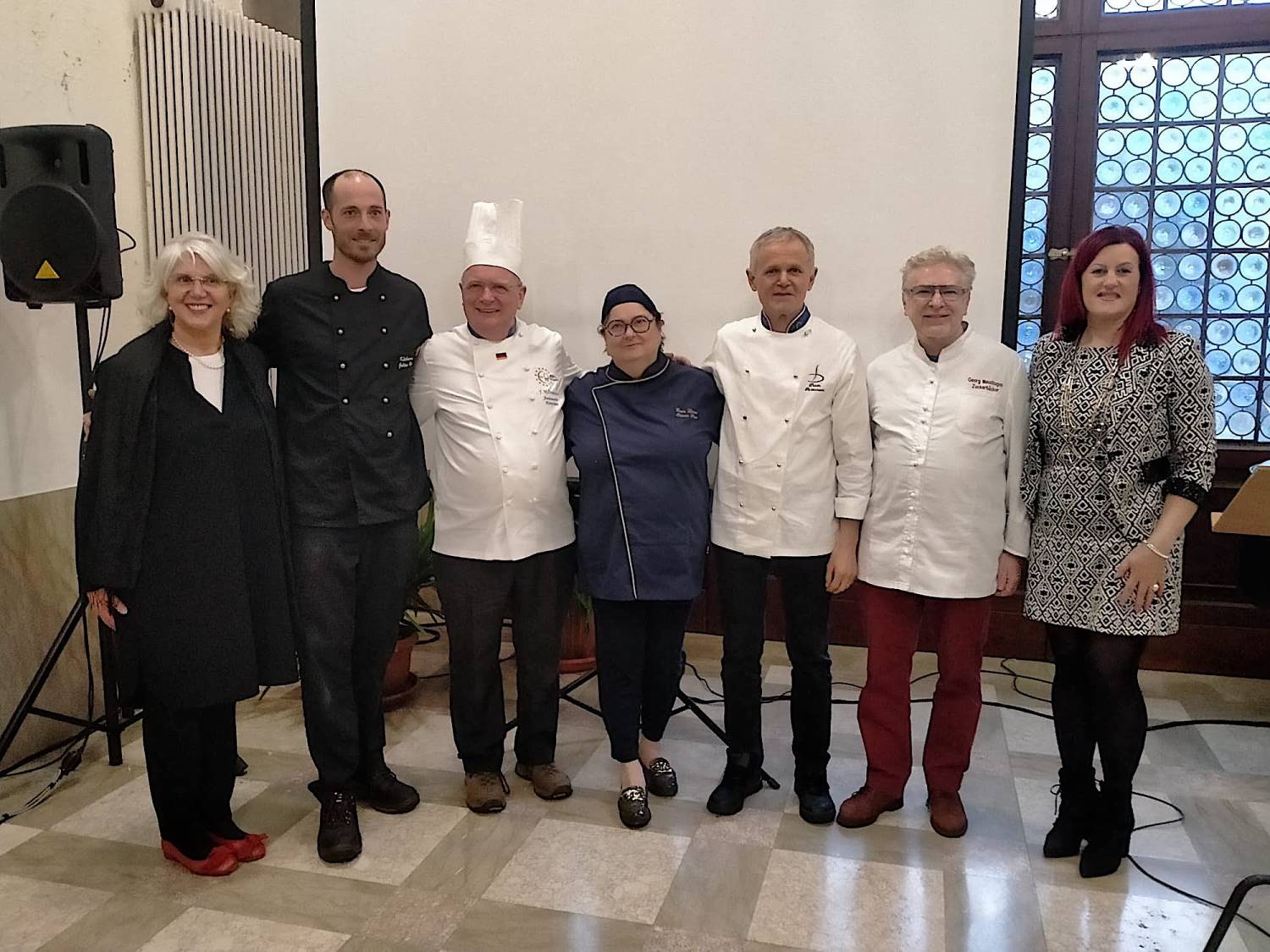 Marica Dalla Valle, Julian Reinisch, Jean Marie Dumaine, Enza Leone, Sergio Dussin, Georg Maushagen, Antonella Ceri (foto Alessandro Tich)