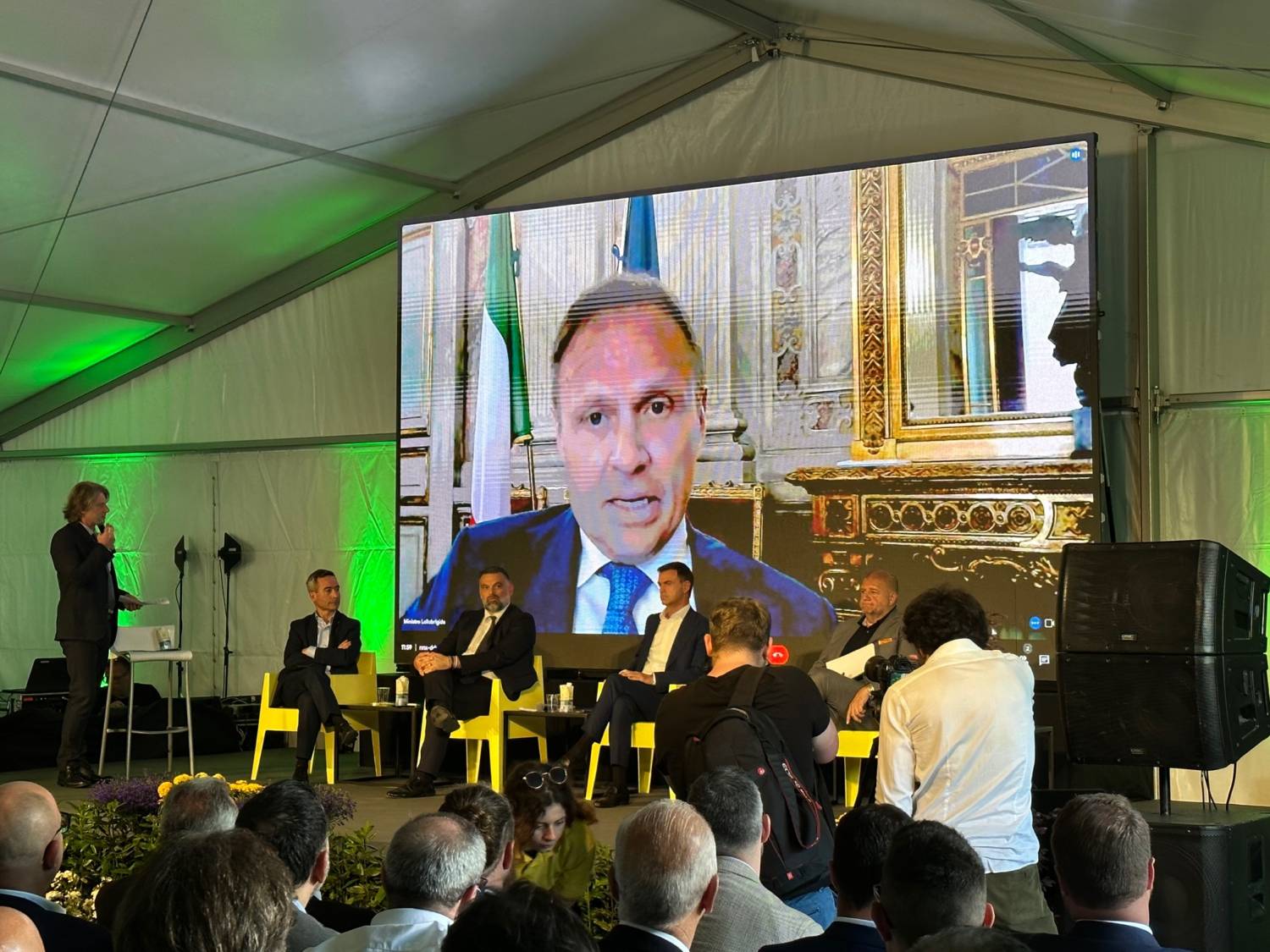 Bassanonet.it - Il ministro dell’Agricoltura Francesco Lollobrigida interviene in videoconferenza