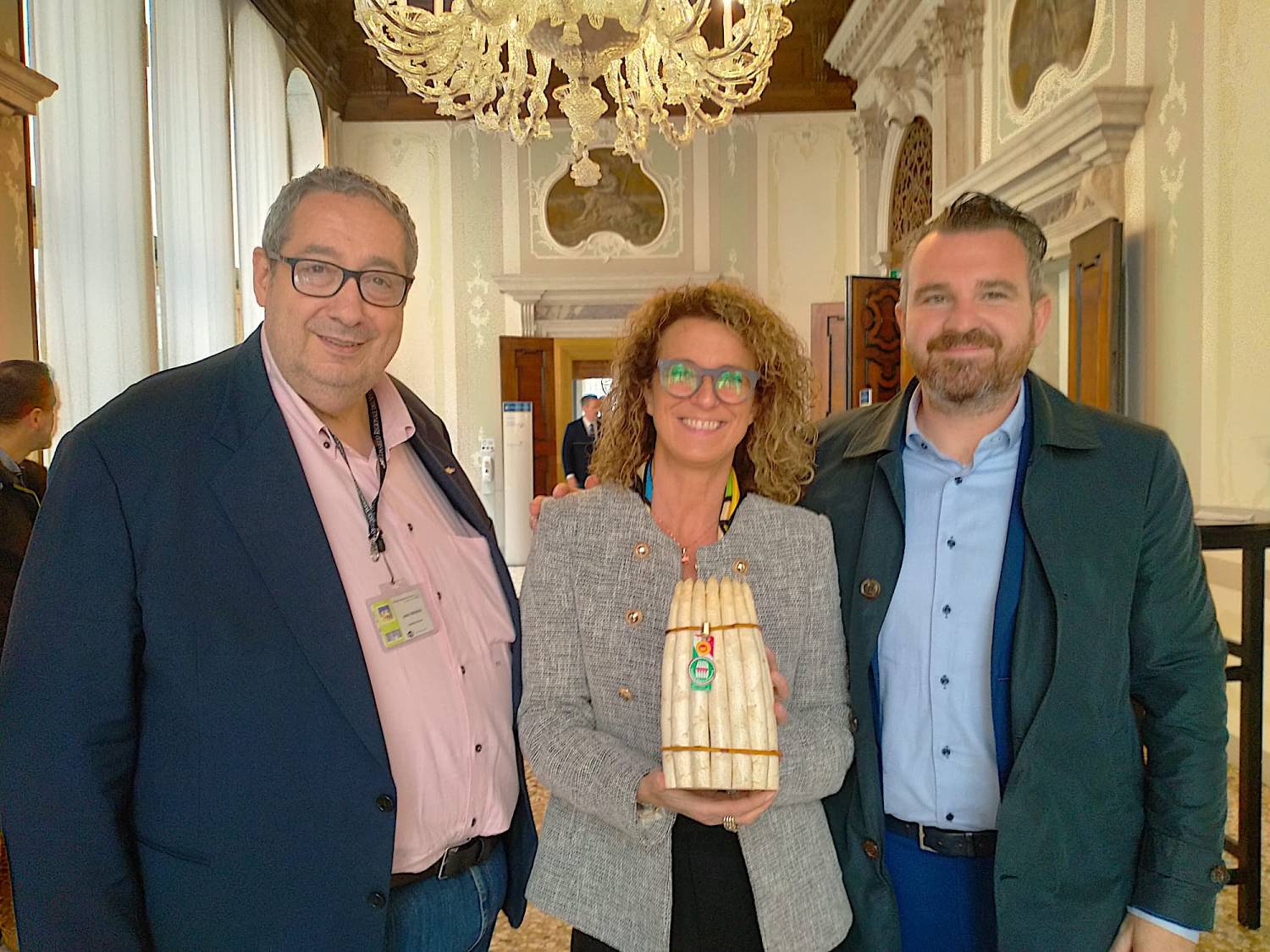 Roberto Astuni, la consigliera regionale Milena Cecchetto, Paolo Brotto