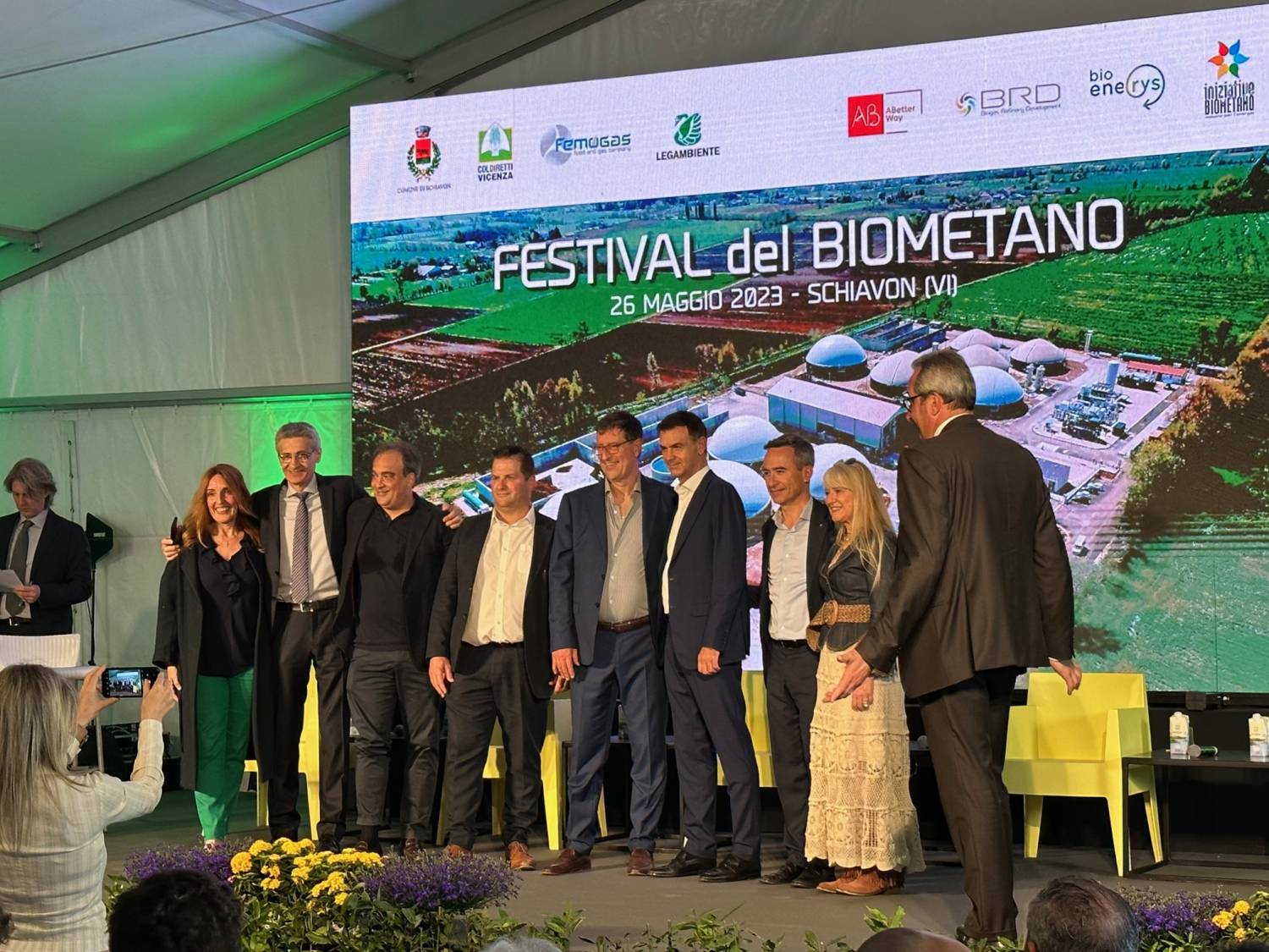 Inaugurato a Schiavon uno dei più importanti impianti europei di biometano