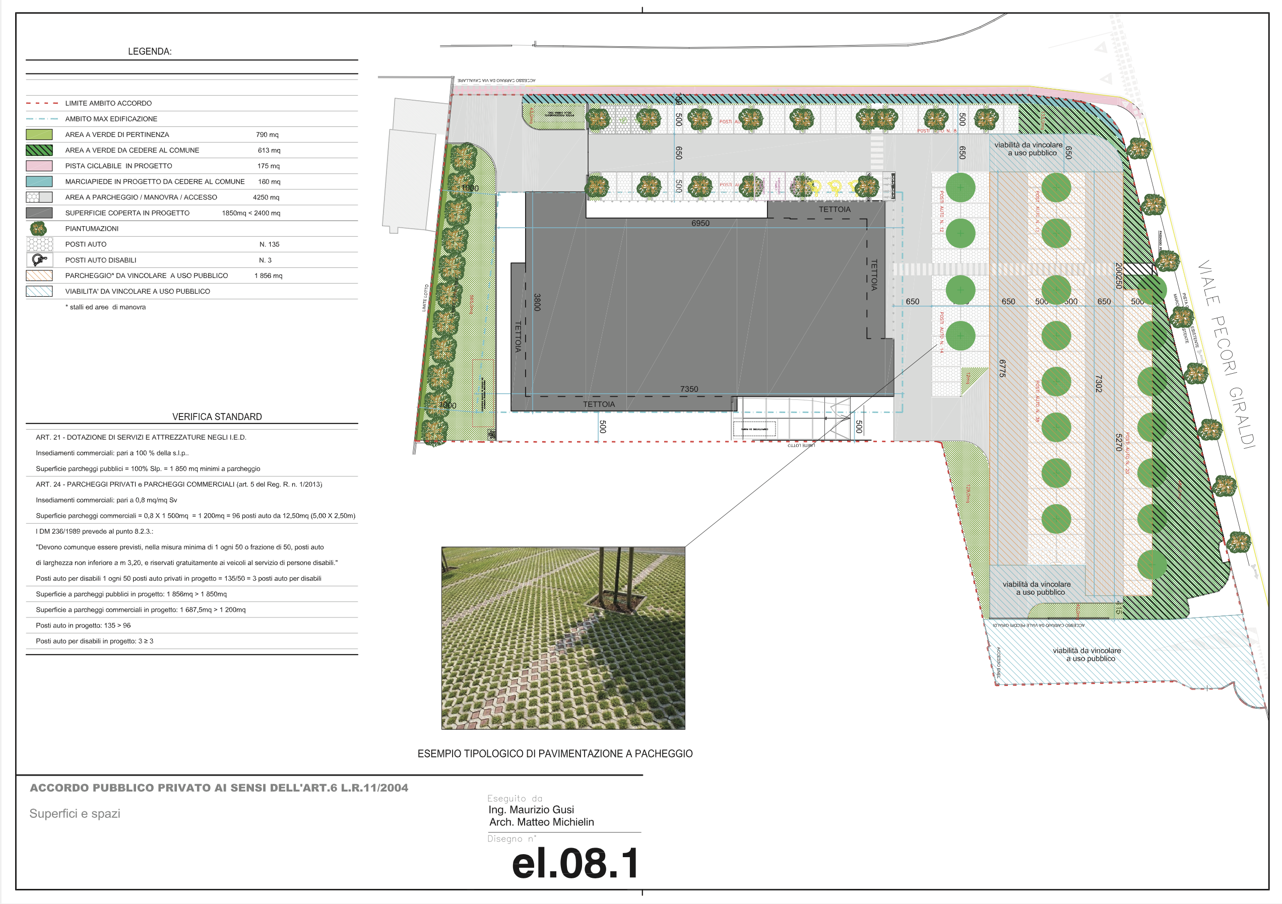 Planimetria progetto rigenerazione urbana era ex Enel Sud