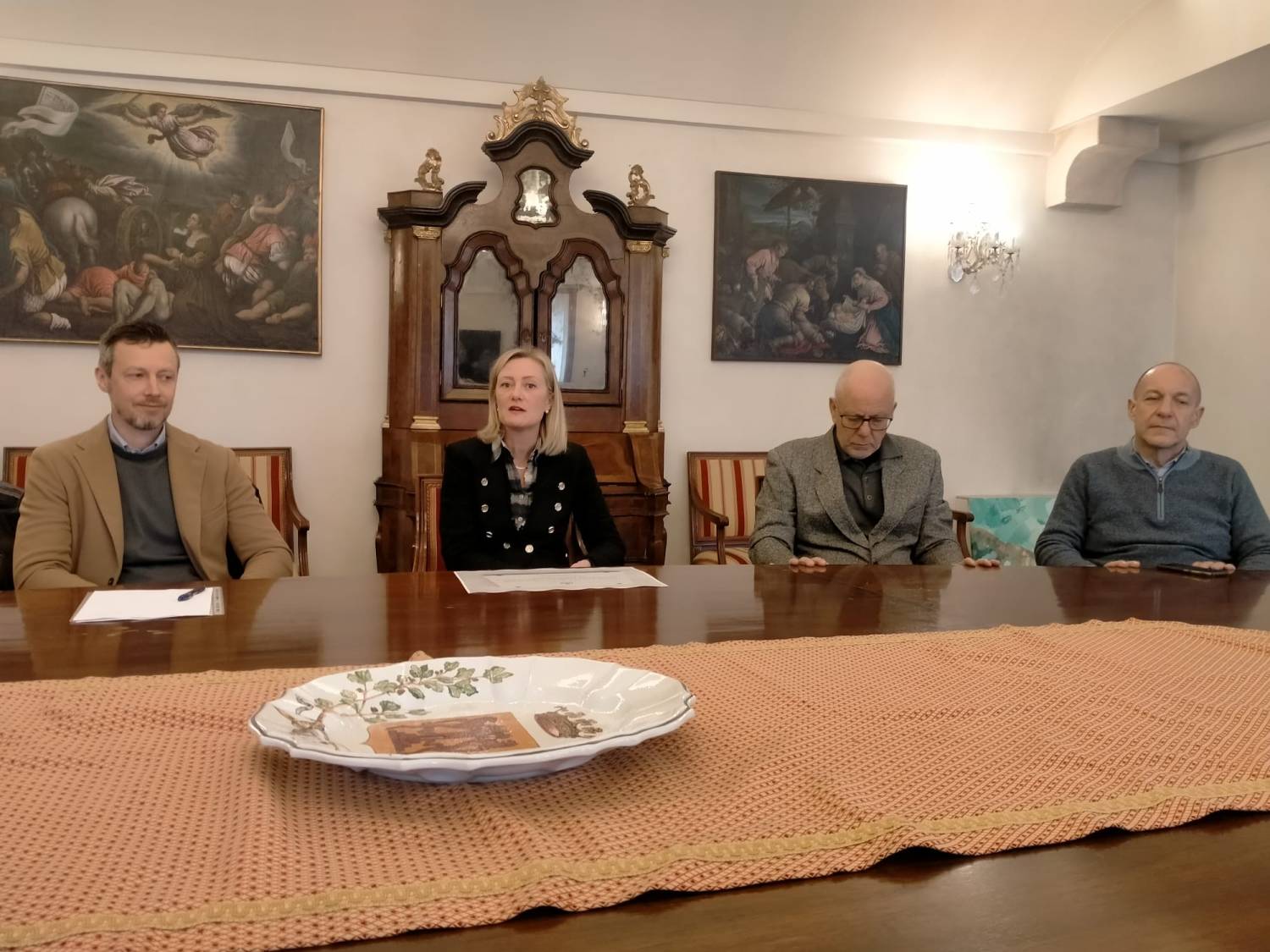Alessandro Galvanetti, Elena Pavan, Paolo Pozzato e Andrea Zonta in conferenza stampa
