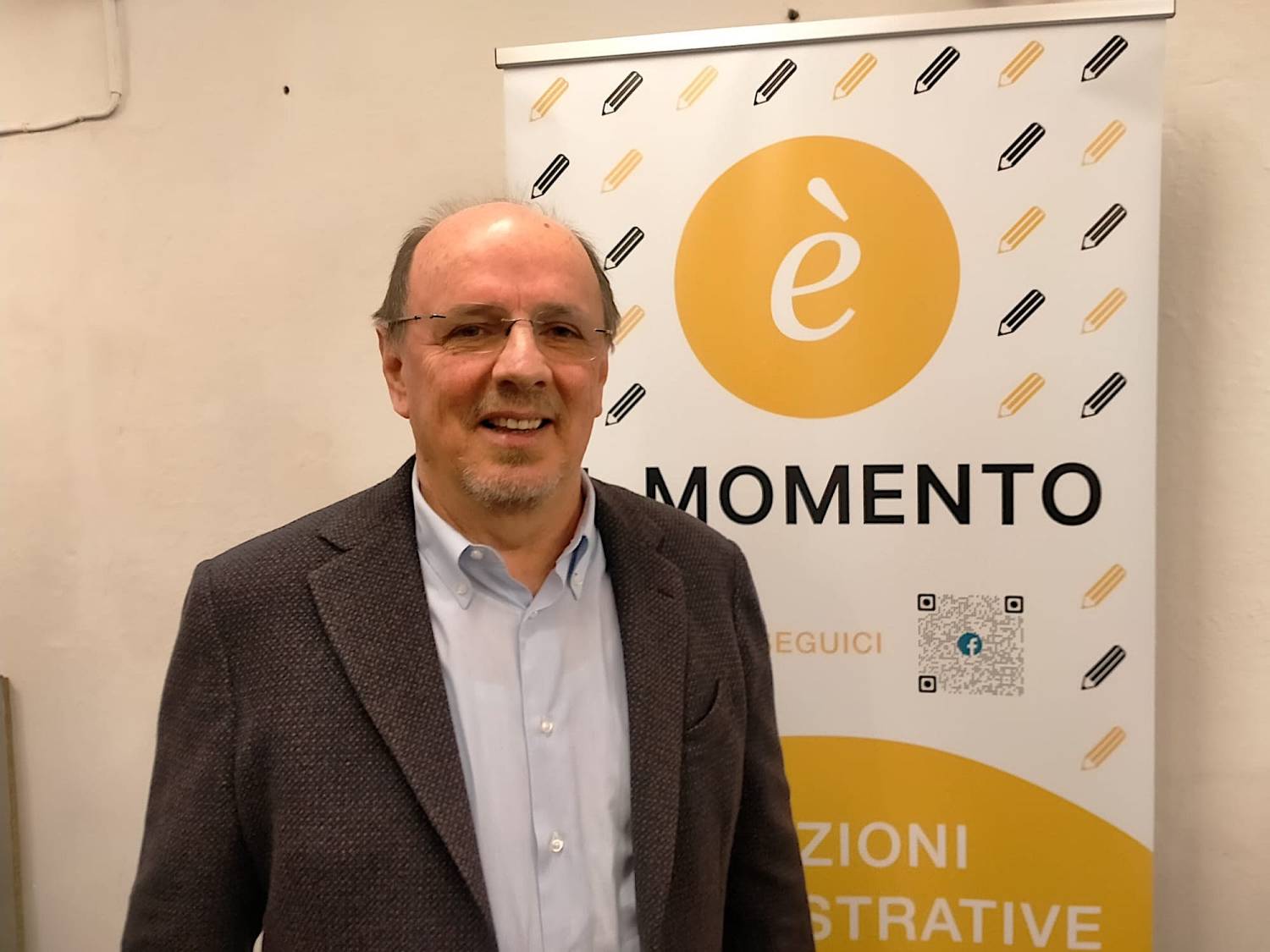 Il candidato sindaco di ‘È il momento’ Gianni Zen