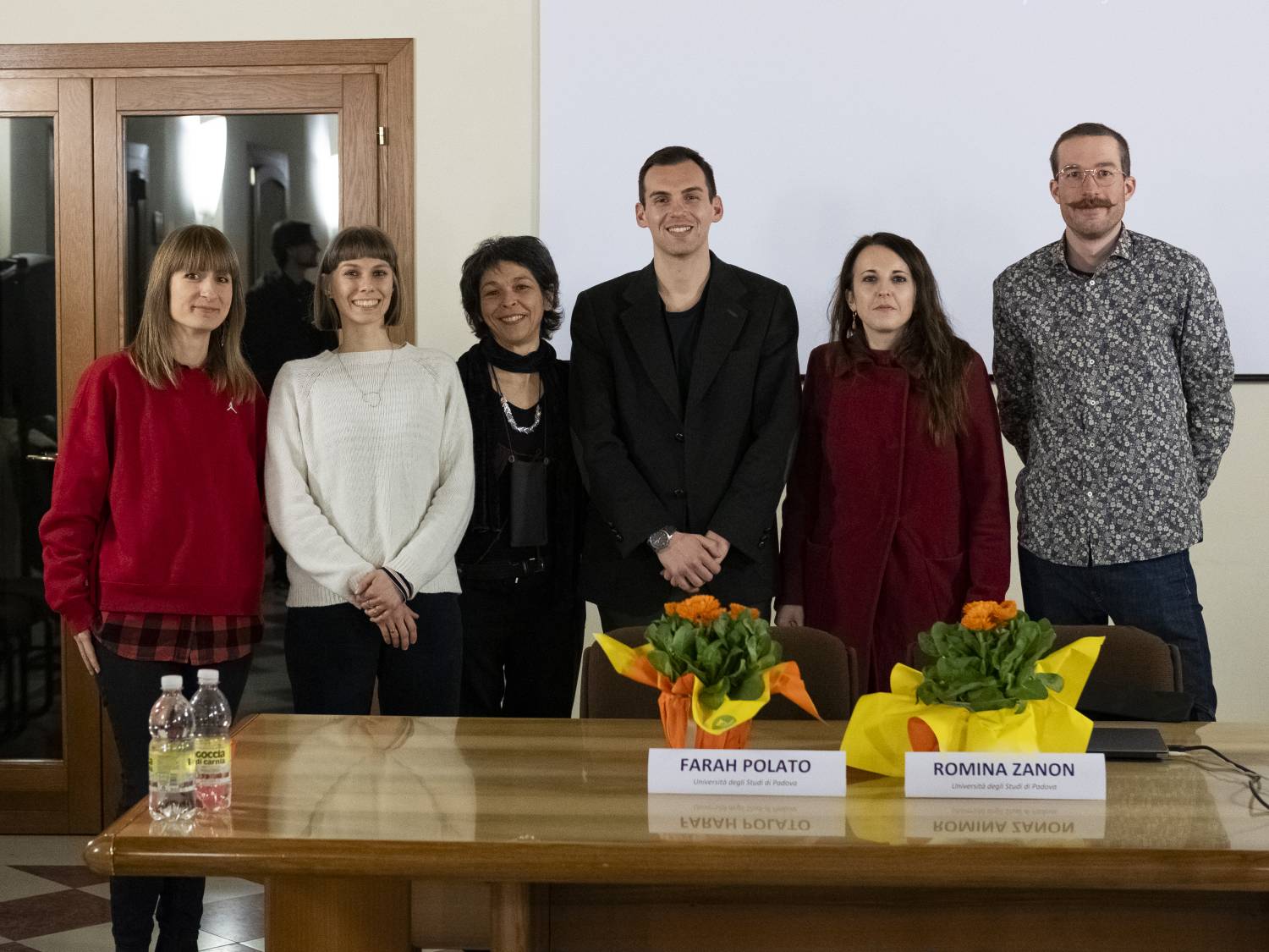Gli esponenti di Veneto Barbaro alla conferenza stampa dello scorso 27 aprile per la presentazione del Festival 2024