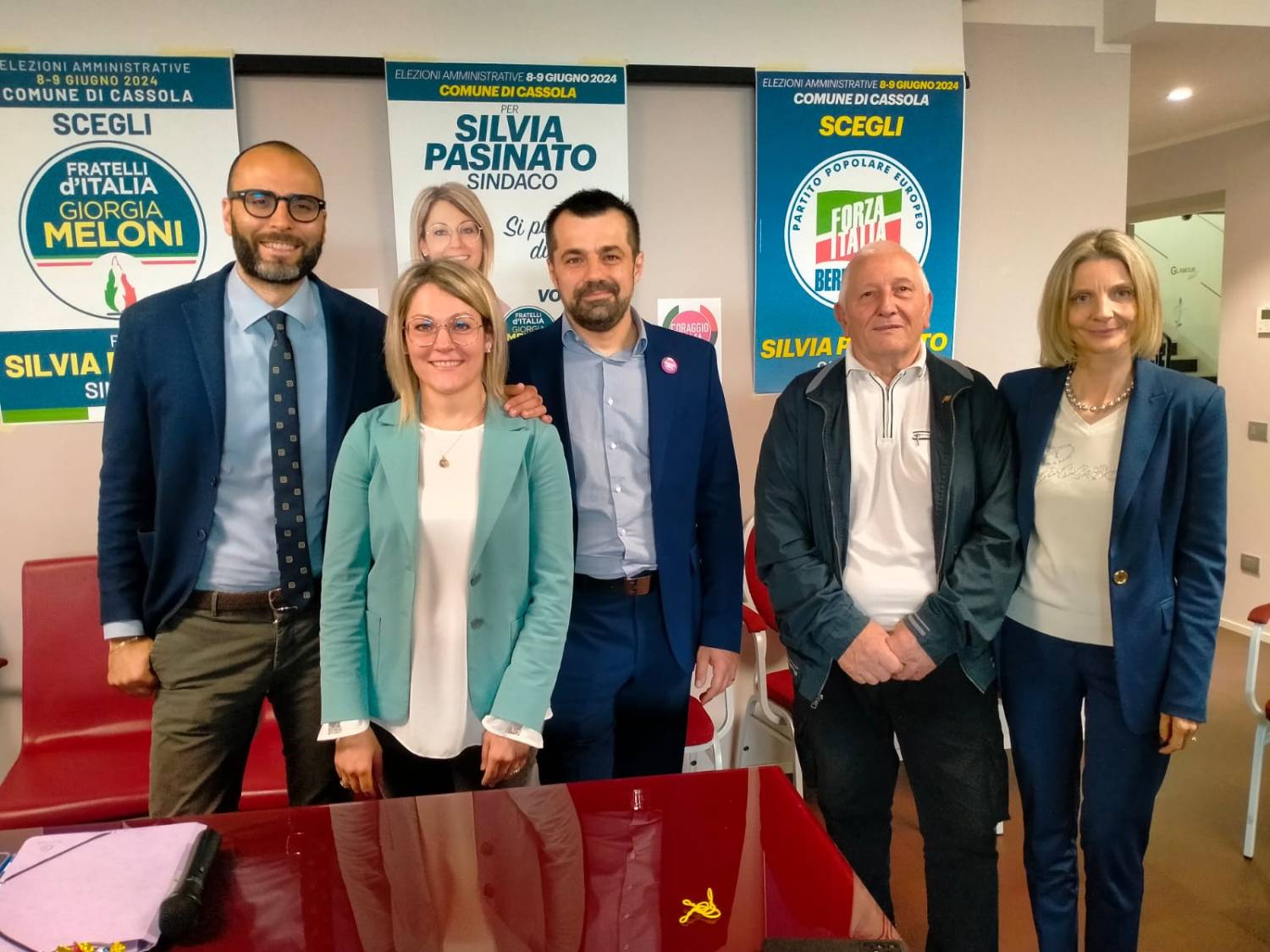 Silvio Giovine, Silvia Pasinato, Lorenzo Carretta, Giustino Leonardi, Isabella Dotto