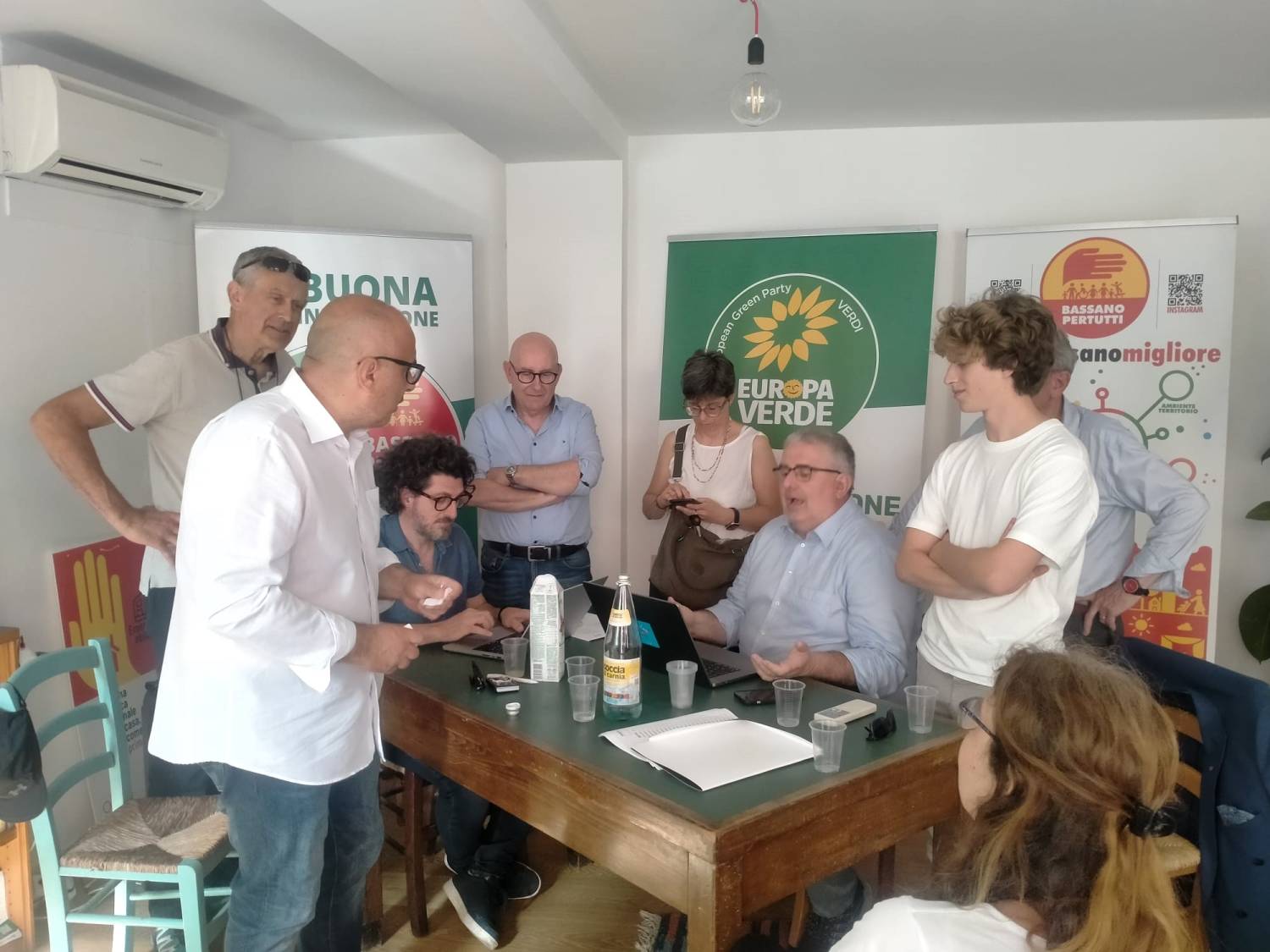 Sede elettorale Bassano per Tutti - Europa Verde