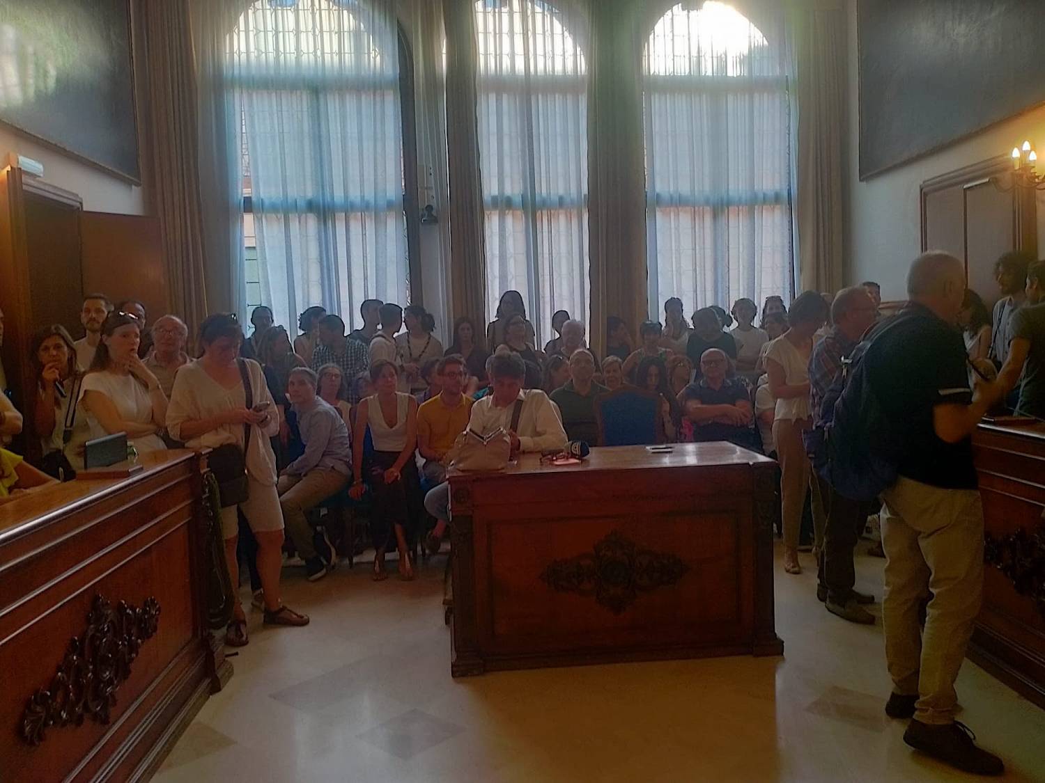 Il pubblico presente