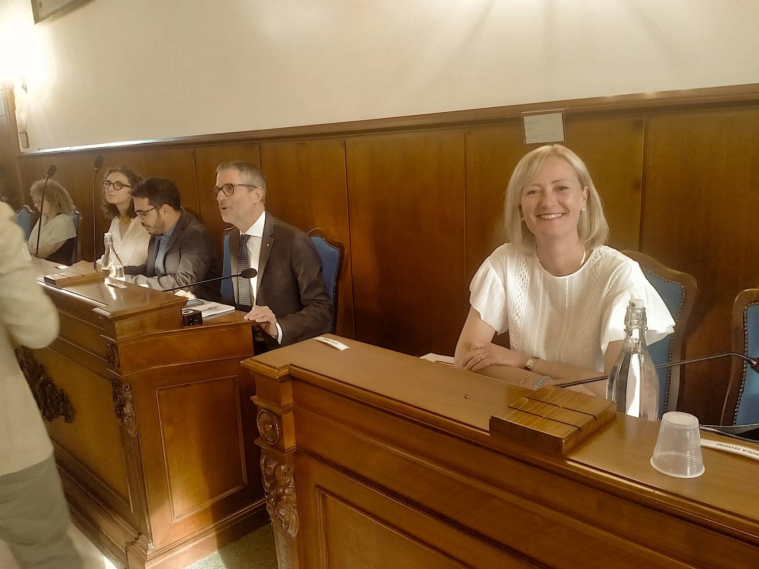 Elena Pavan sui banchi di minoranza