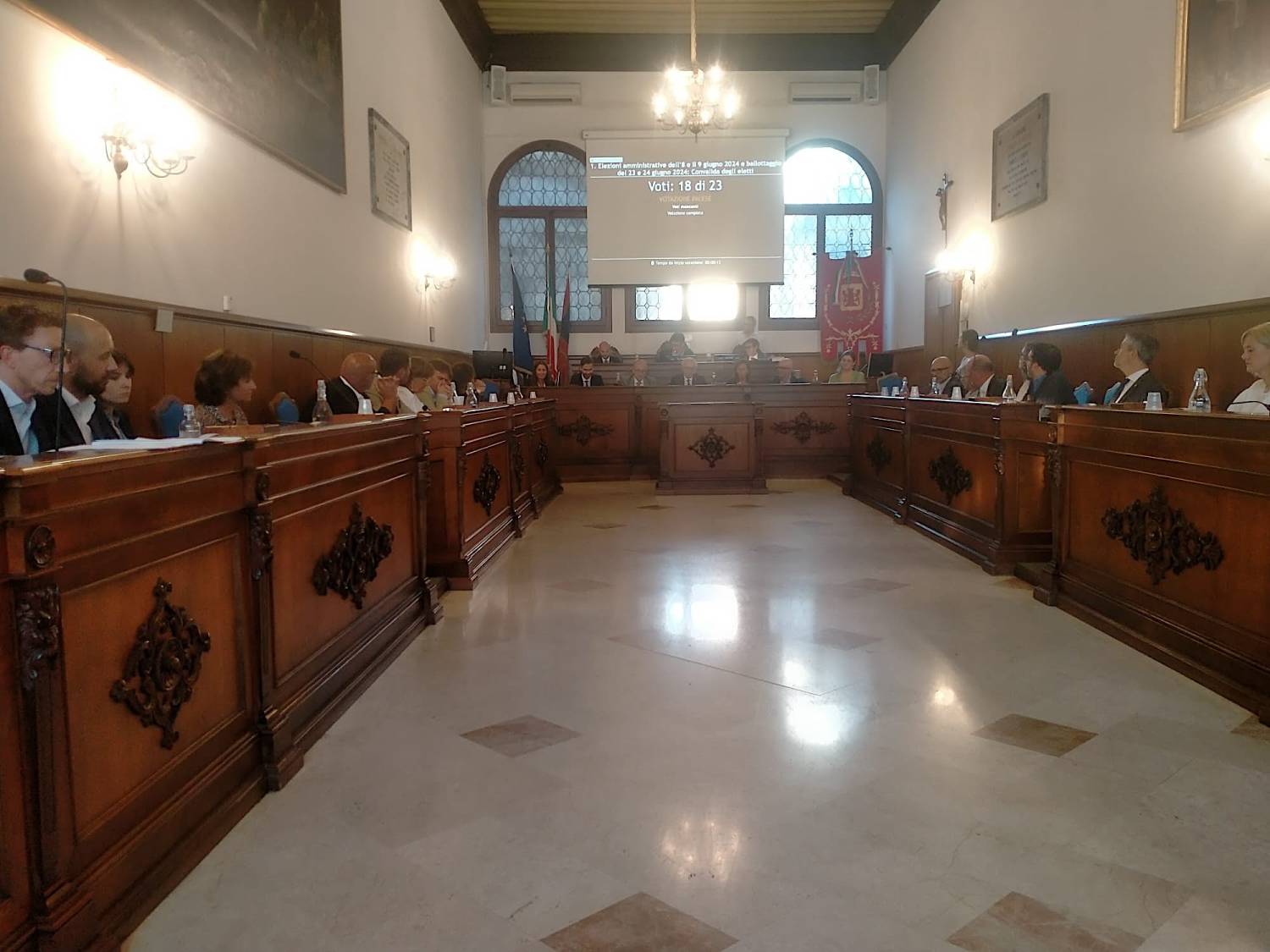 Il primo consiglio comunale della legislatura
