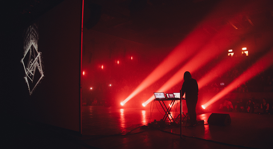Halina Rice, protagonista del dj set al Museo civico (foto di Michal Augustini)