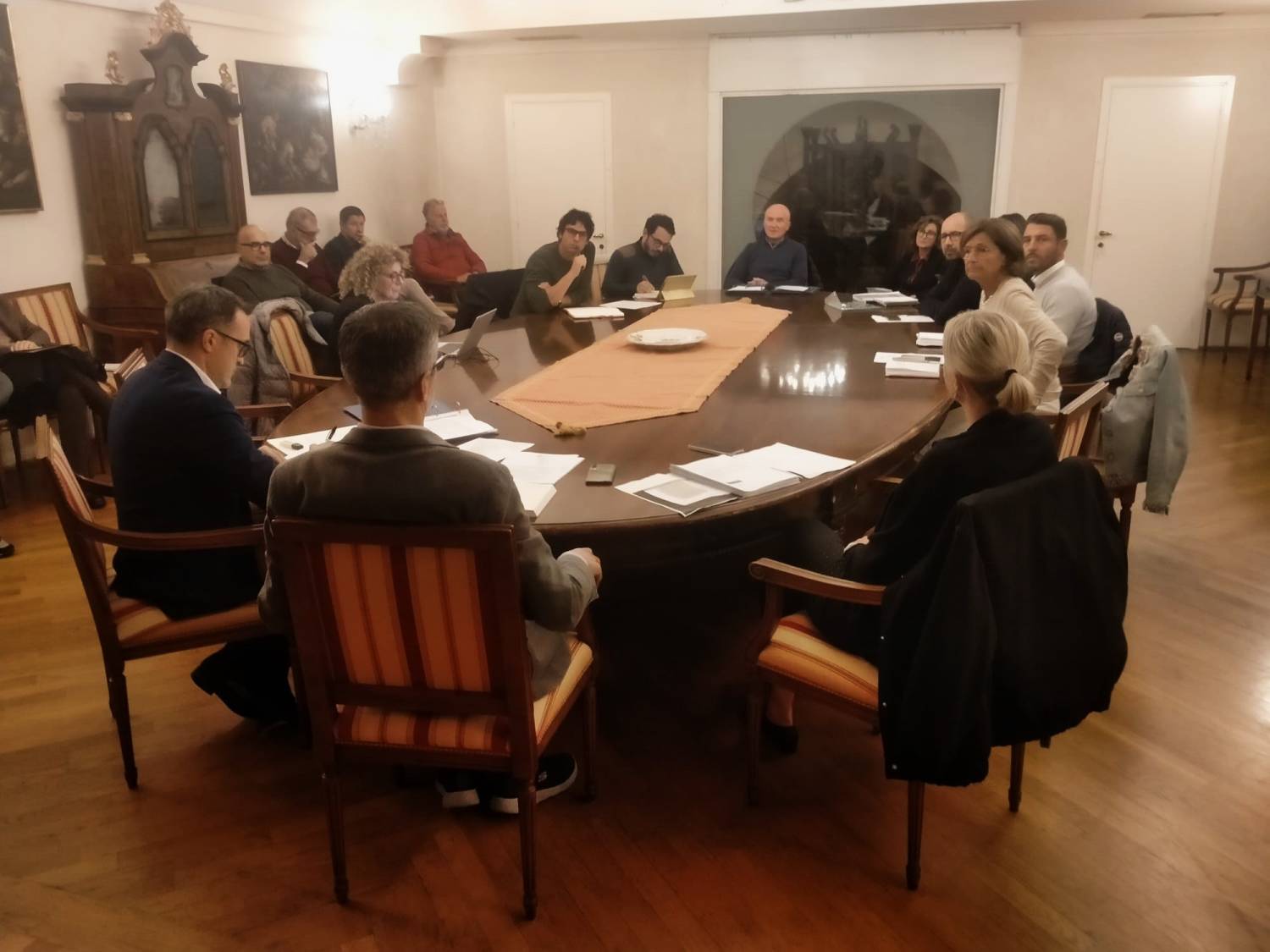 La commissione riunita in sala Ferracina