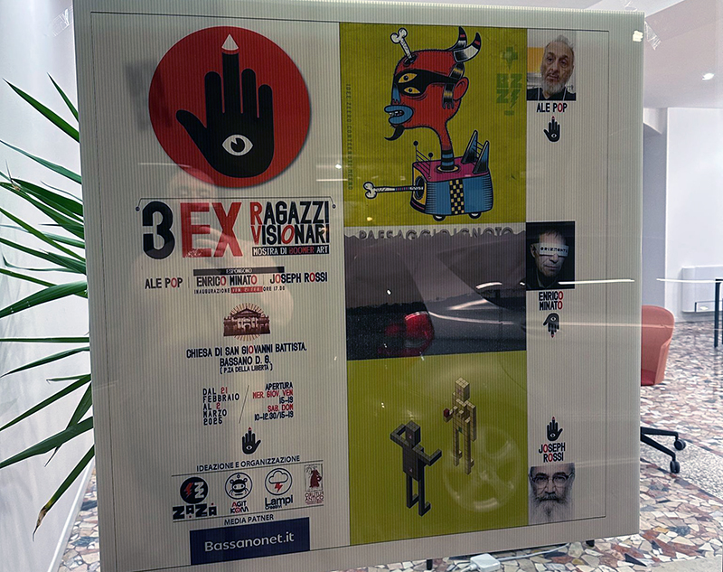 3 Ex Ragazzi Visionari: in mostra i loro lampi creativi
