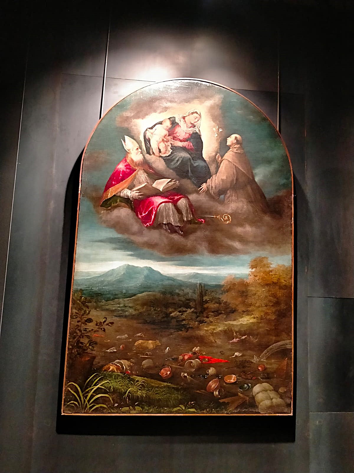 Jacopo Bassano, 'L'alluvione del Colmeda', olio su tela, 1576
