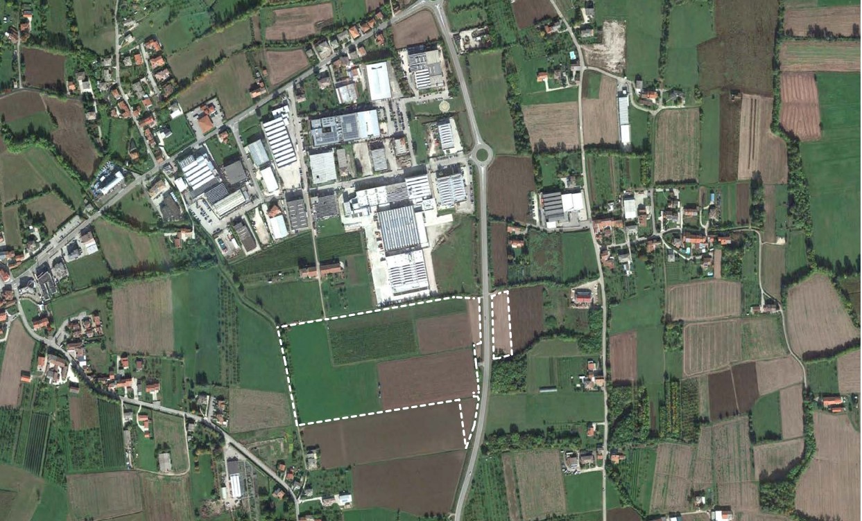 Planimetria dell'area di intervento
