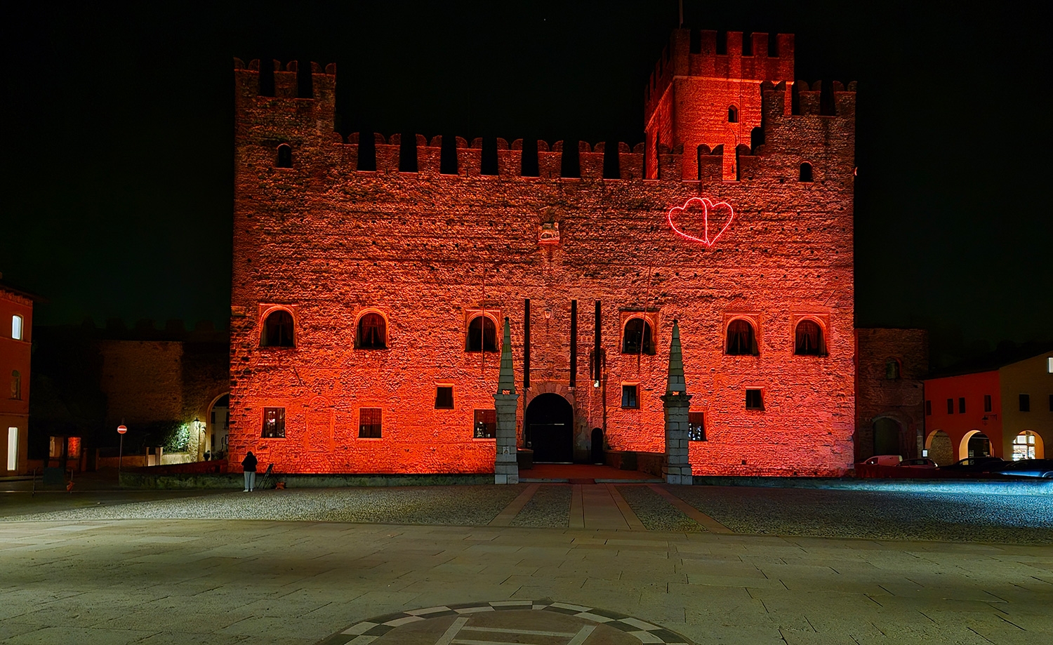 San Valentino, due cuori e un selfie a Marostica