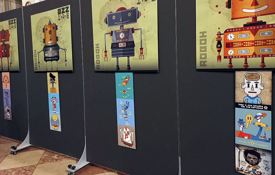 opere di AlePop presenti in mostra