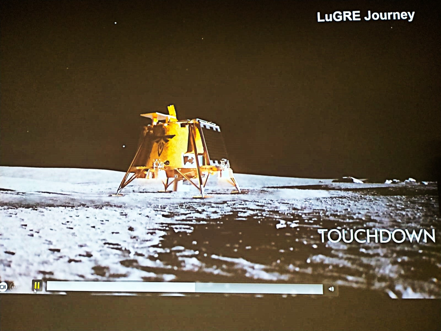 Bassanonet.it - Il touchdown del lander lunare Blue Ghost (simulazione)