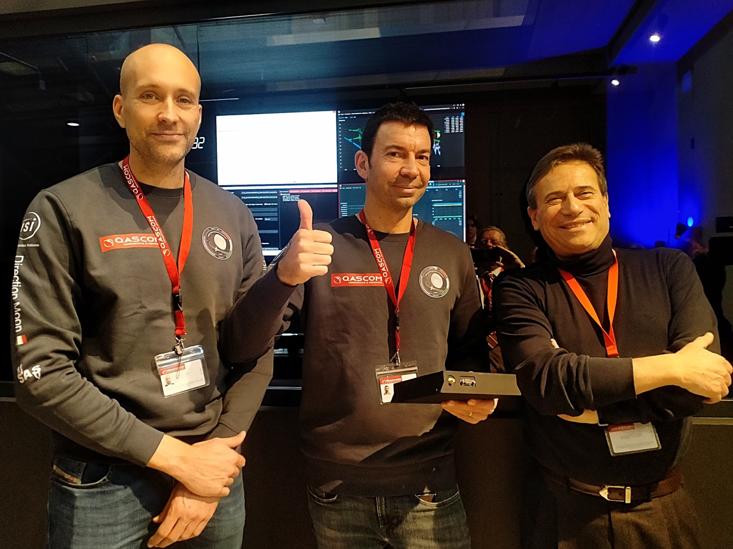 Bassanonet.it - Alessandro Pozzobon, Oscar Pozzobon col modello del LuGRE e Carlo Brunetti