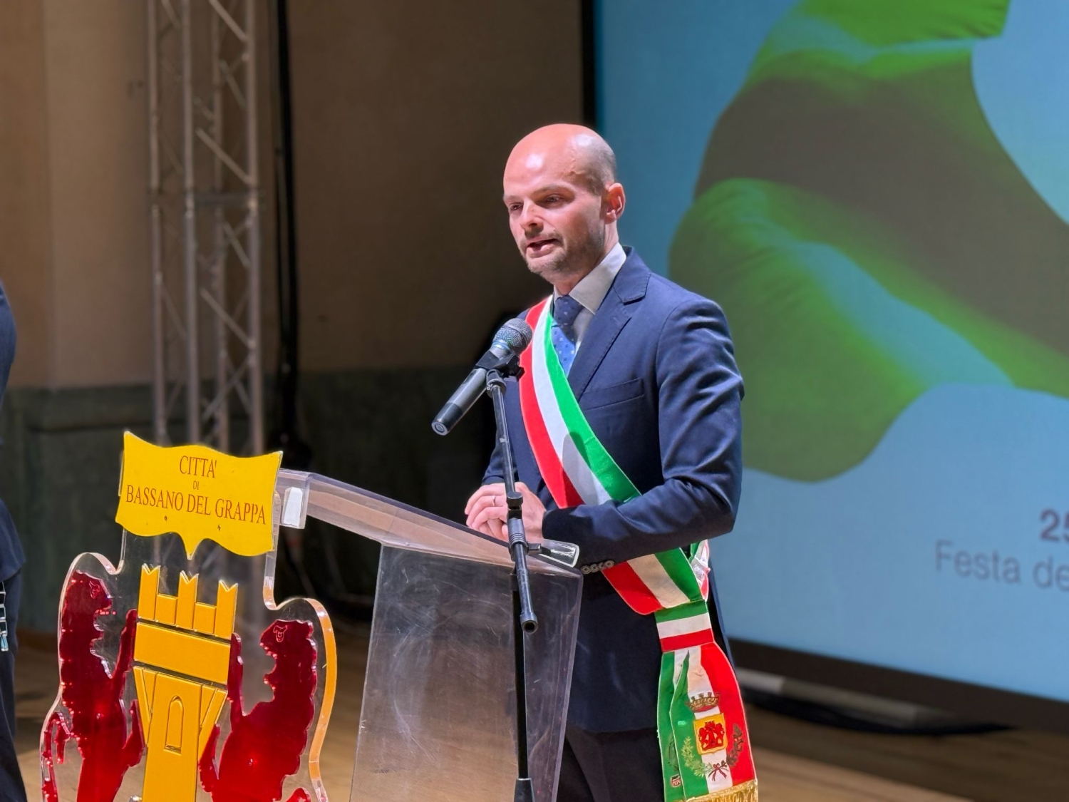 L'intervento del sindaco Nicola Finco