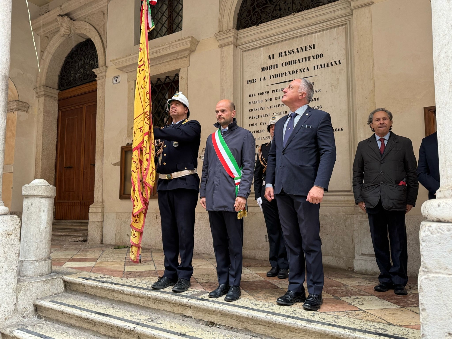 Il sindaco col prefetto Filippo Romano