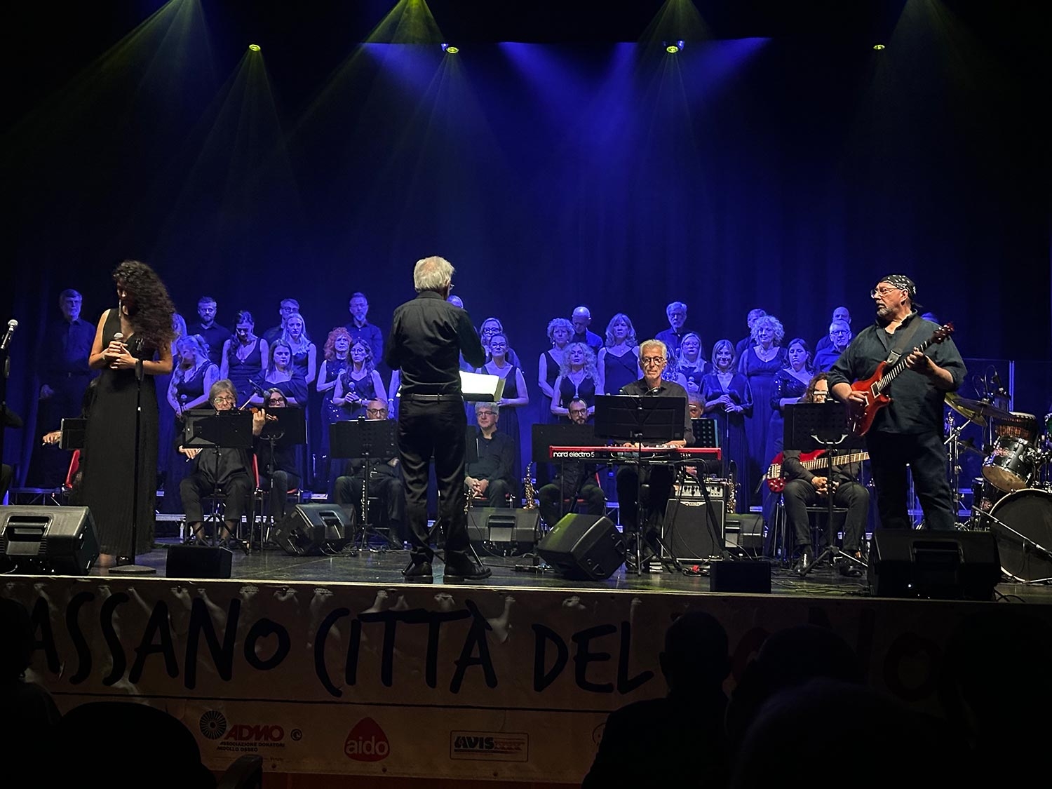 Un momento del concerto.