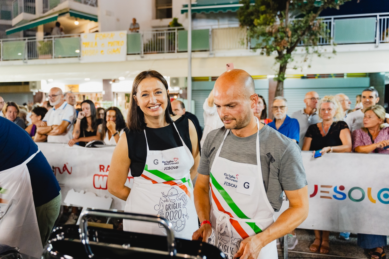 La coppia in gara Annamaria Ambrosio e Nicola Finco