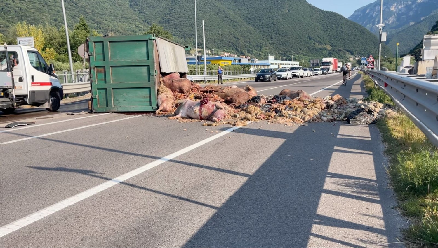 L'incidente dello scorso 4 luglio sulla Ss. 47