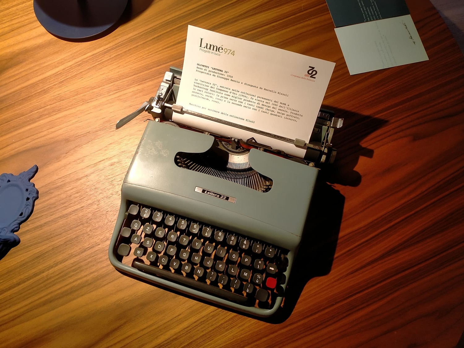 Luce su Olivetti