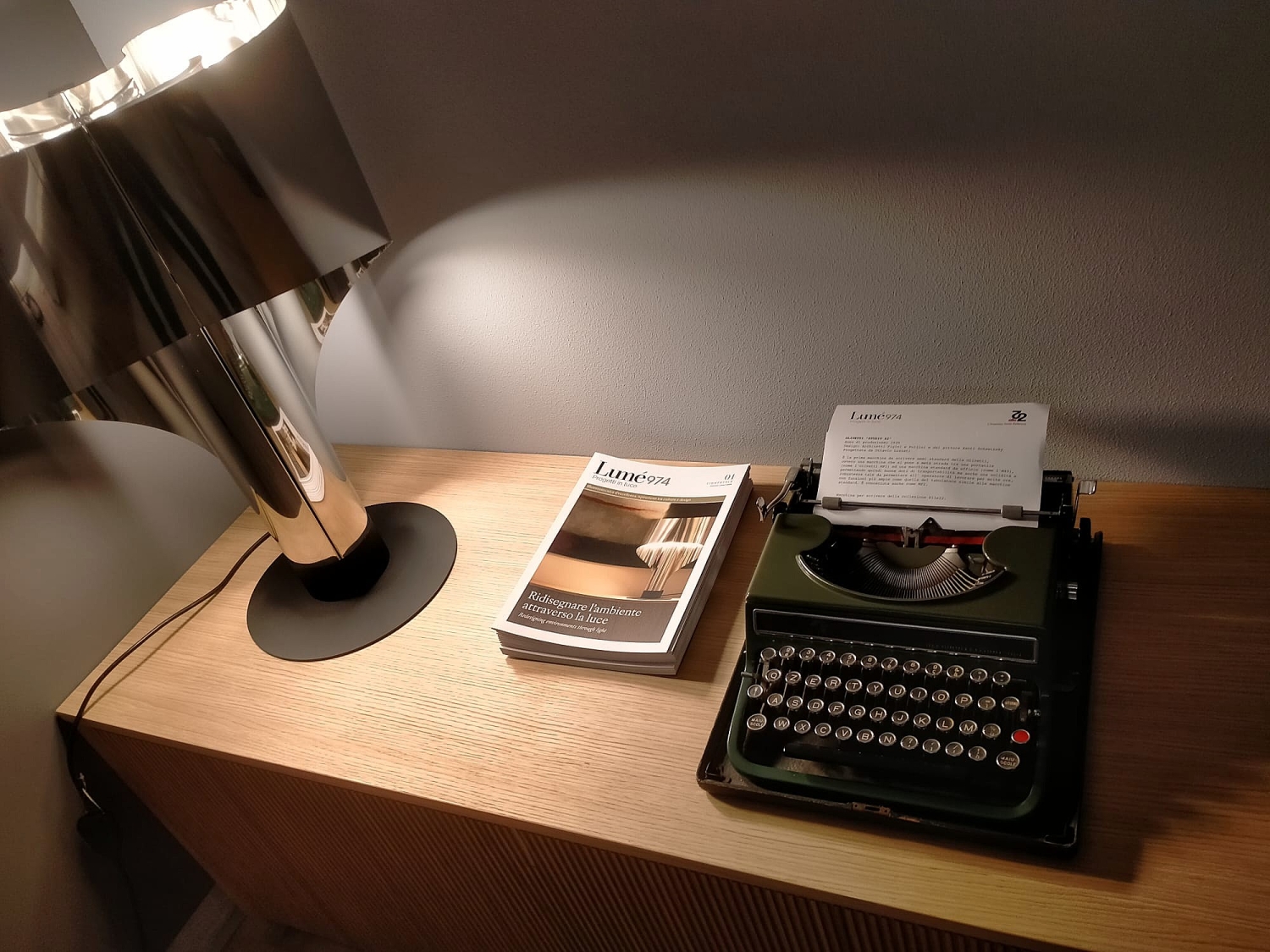 Luce su Olivetti