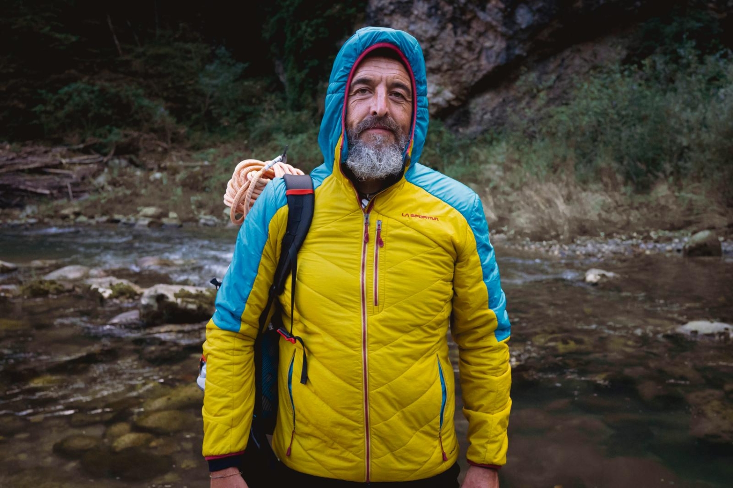 Stefano Farronato, 51 anni. Era un esperto di spedizioni sui versanti himalayani. Foto Leonardo Nave