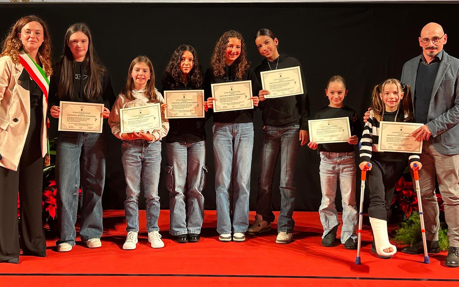 Atlete di ginnastica Artistica