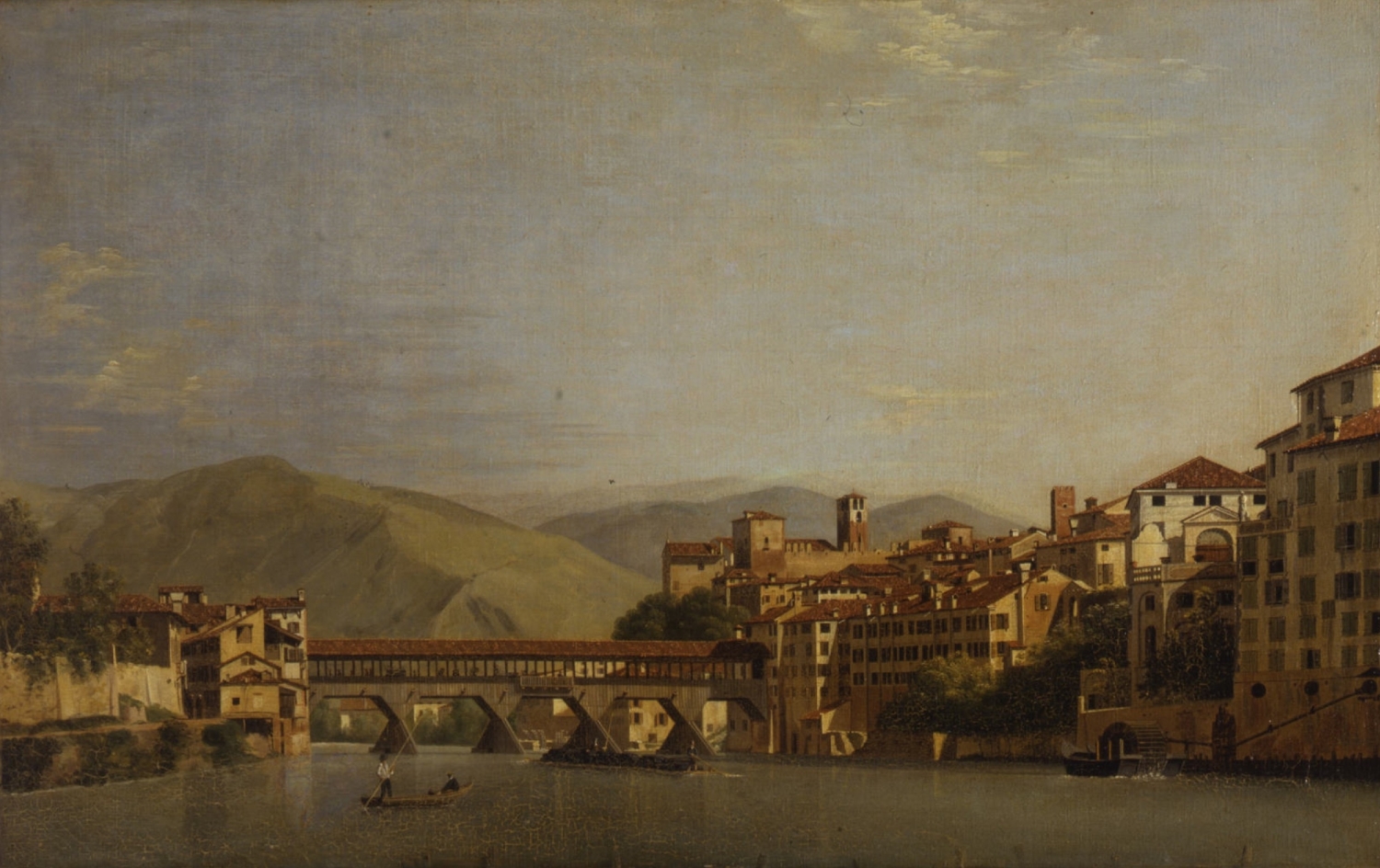 Roberto Roberti, “Il Ponte di Bassano”, 1807 c. Museo Civico di Bassano del Grappa.