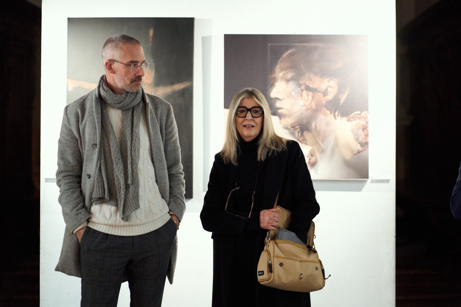 gli artisti Andrea Bizzotto e Mariella Scandola