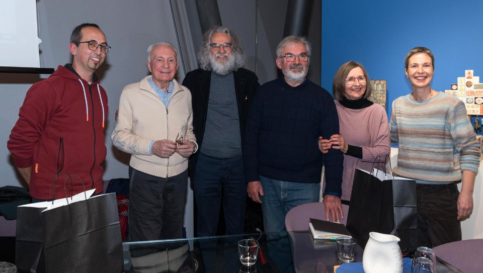 al centro, Giuliano Menato, Ivano Costenaro e Enrico Stropparo (foto di Mirco Vettore)