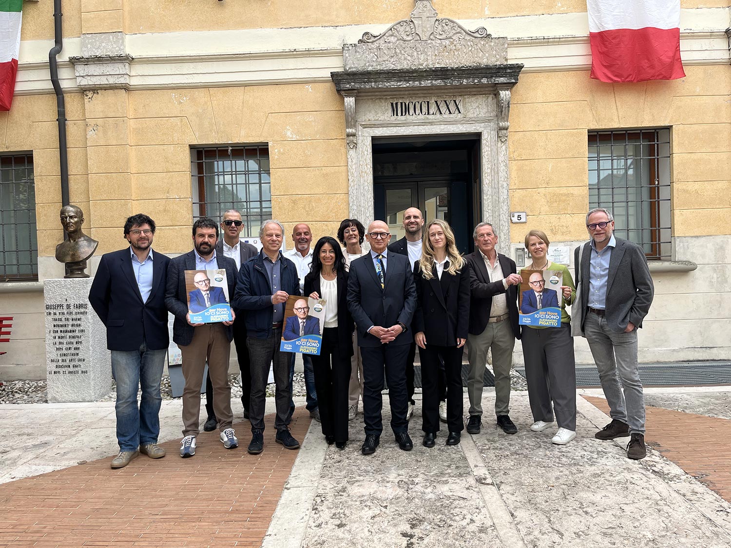 Nove al voto, la sfida di Pigatto: «Più presenza in Municipio e azioni mirate per far ripartire la crescita»
