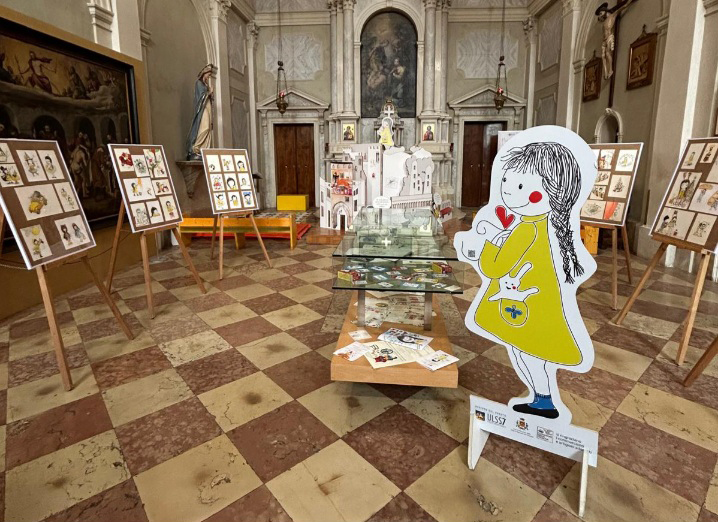 la mostra alla Chiesa dell'Annunziata