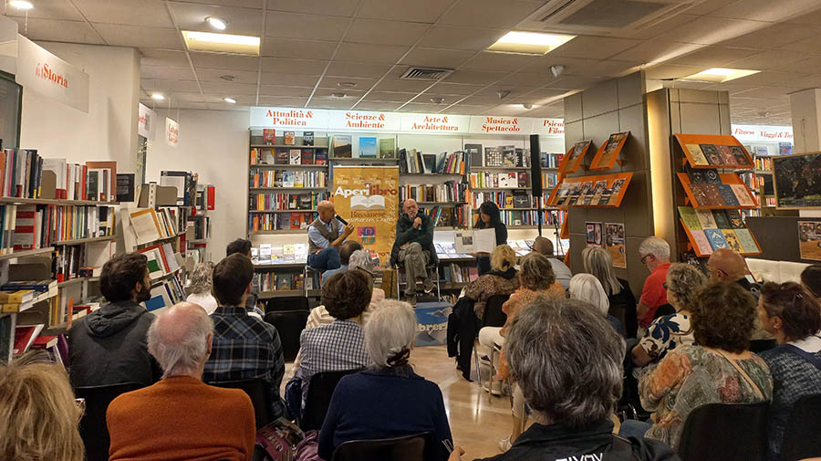 Marco Bernardi e Toni Capuozzo alla Libreria La Bassanese