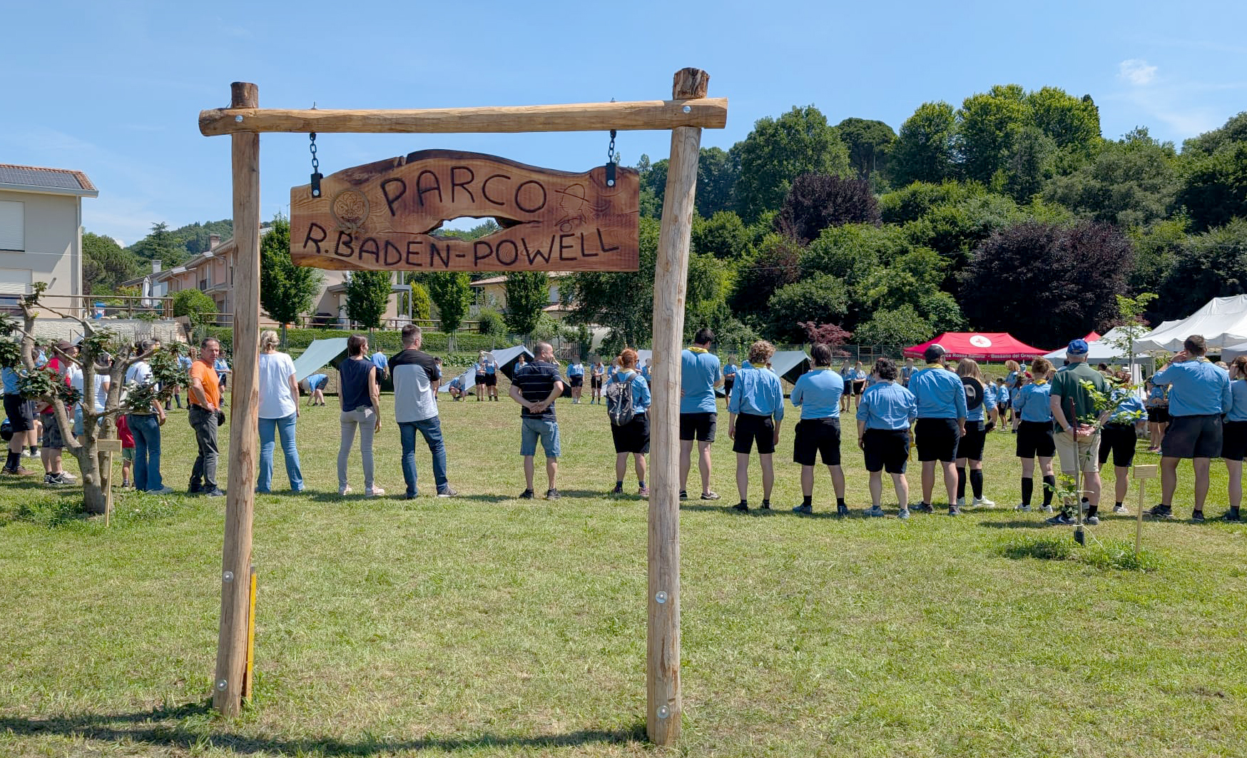 Mussolente, intitolato al fondatore dello scautismo il parco di via Fratelli Donanzan