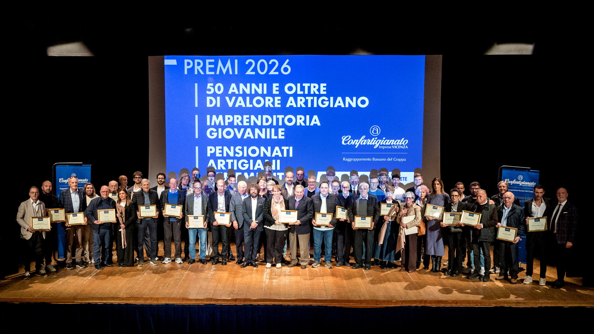 Oltre cinquant’anni di lavoro e passione: premiate le imprese che hanno fatto la storia del territorio